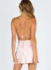 Celena Mini Dress Pink sold by Princess Polly