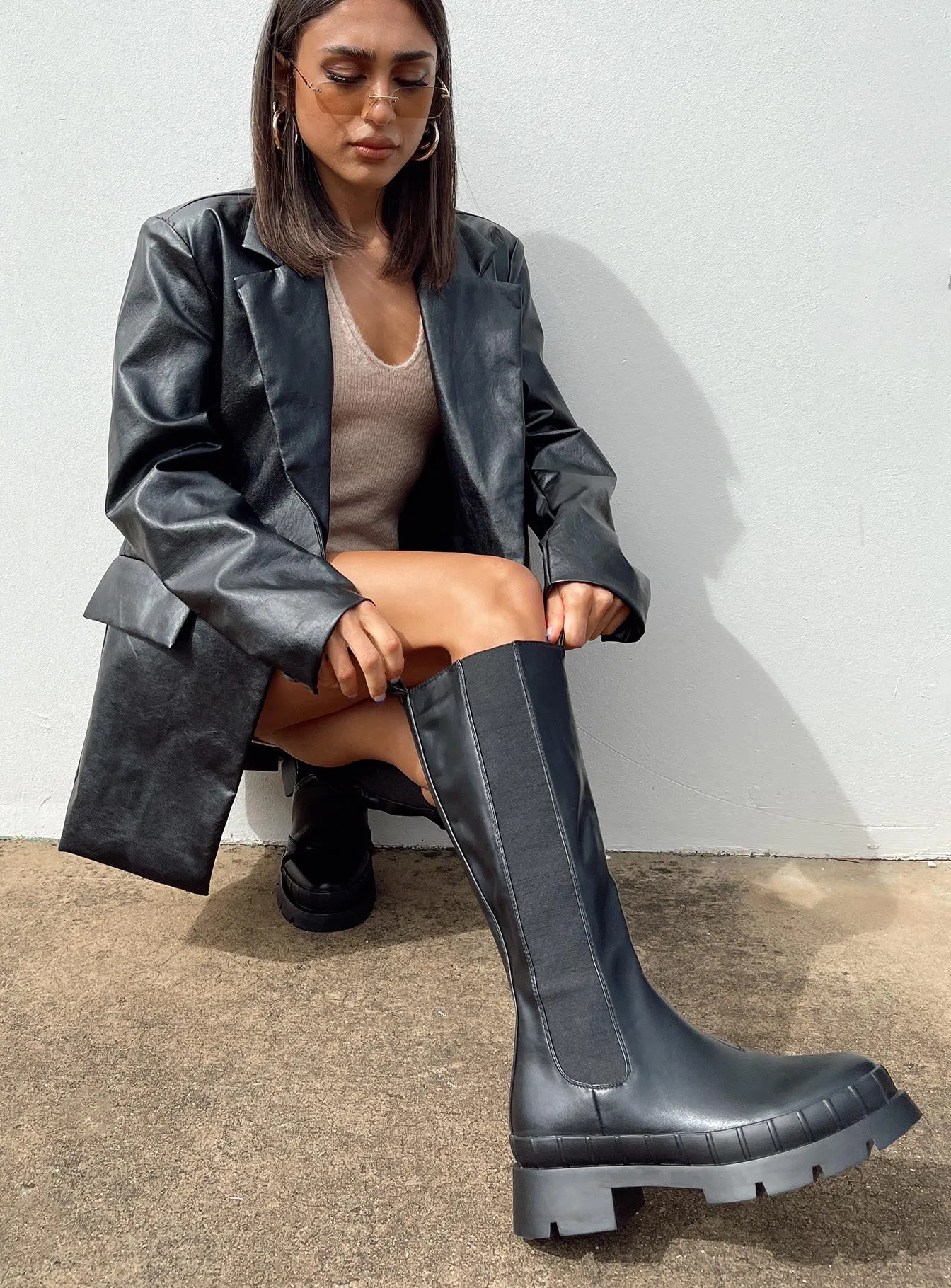 Douglas Boots Black sold by Princess Polly product image thumbnail 5