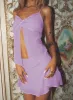 Dafne Mini Skirt Lilac sold by Princess Polly
