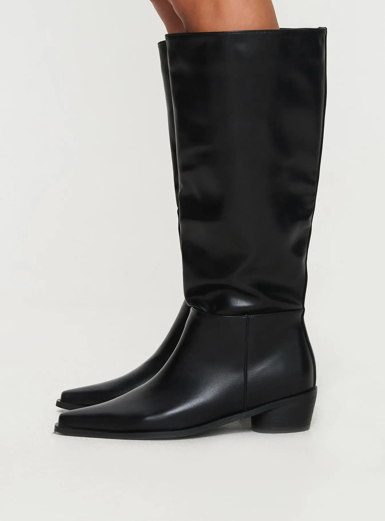 Rashi Knee High Boots Black sold by Princess Polly product image thumbnail 3