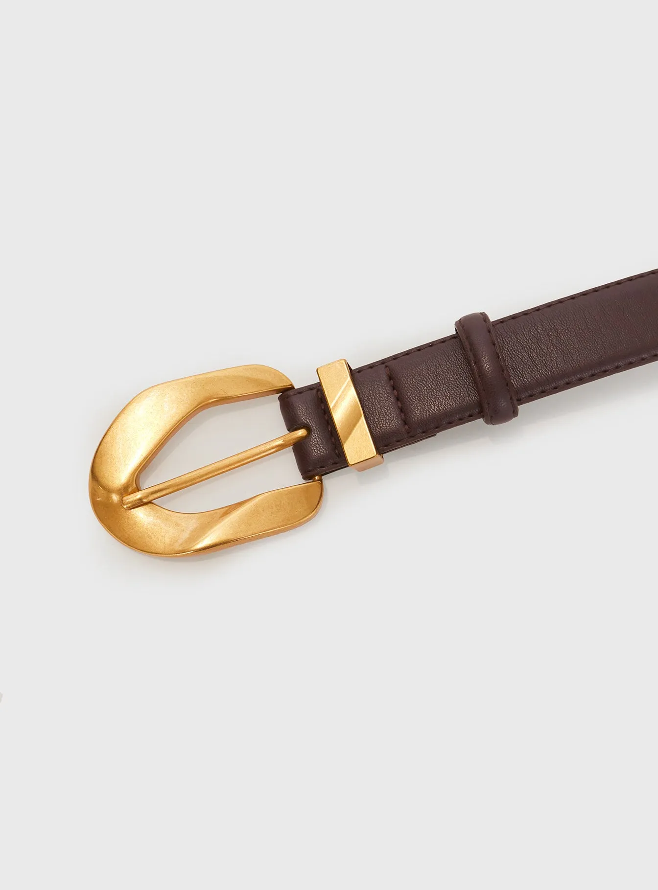 Crossett Belt Brown sold by Princess Polly product image thumbnail 3