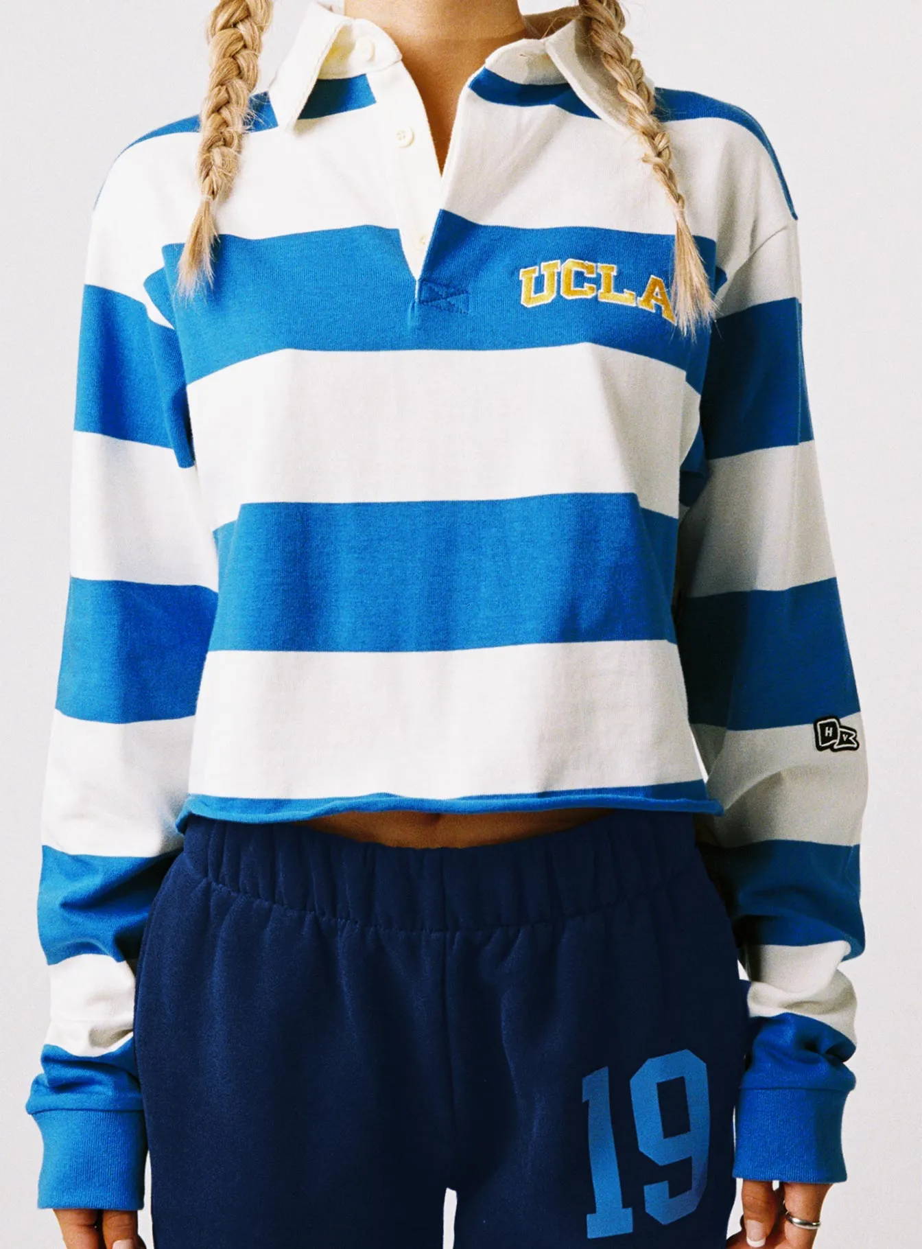 UCLA Rugby Polo Blue / White sold by Princess Polly product image thumbnail 2