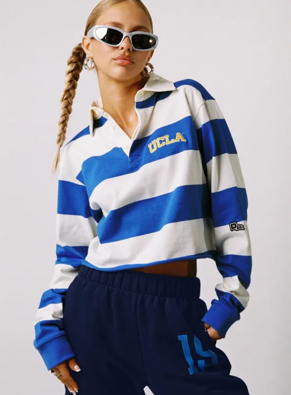 UCLA Rugby Polo Blue / White sold by Princess Polly