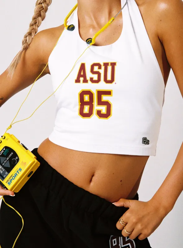 ASU Tailgate Top White sold by Princess Polly