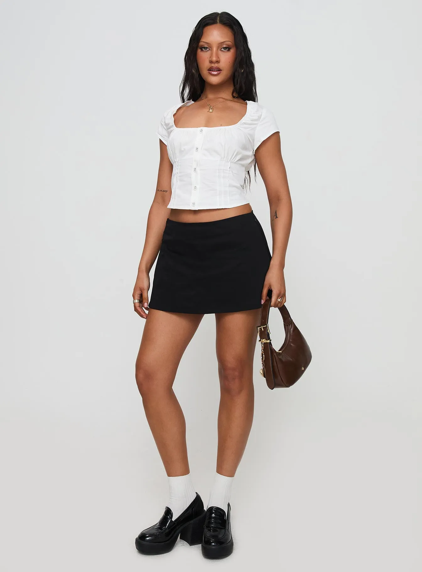 Sora Skort Black sold by Princess Polly product image thumbnail 4