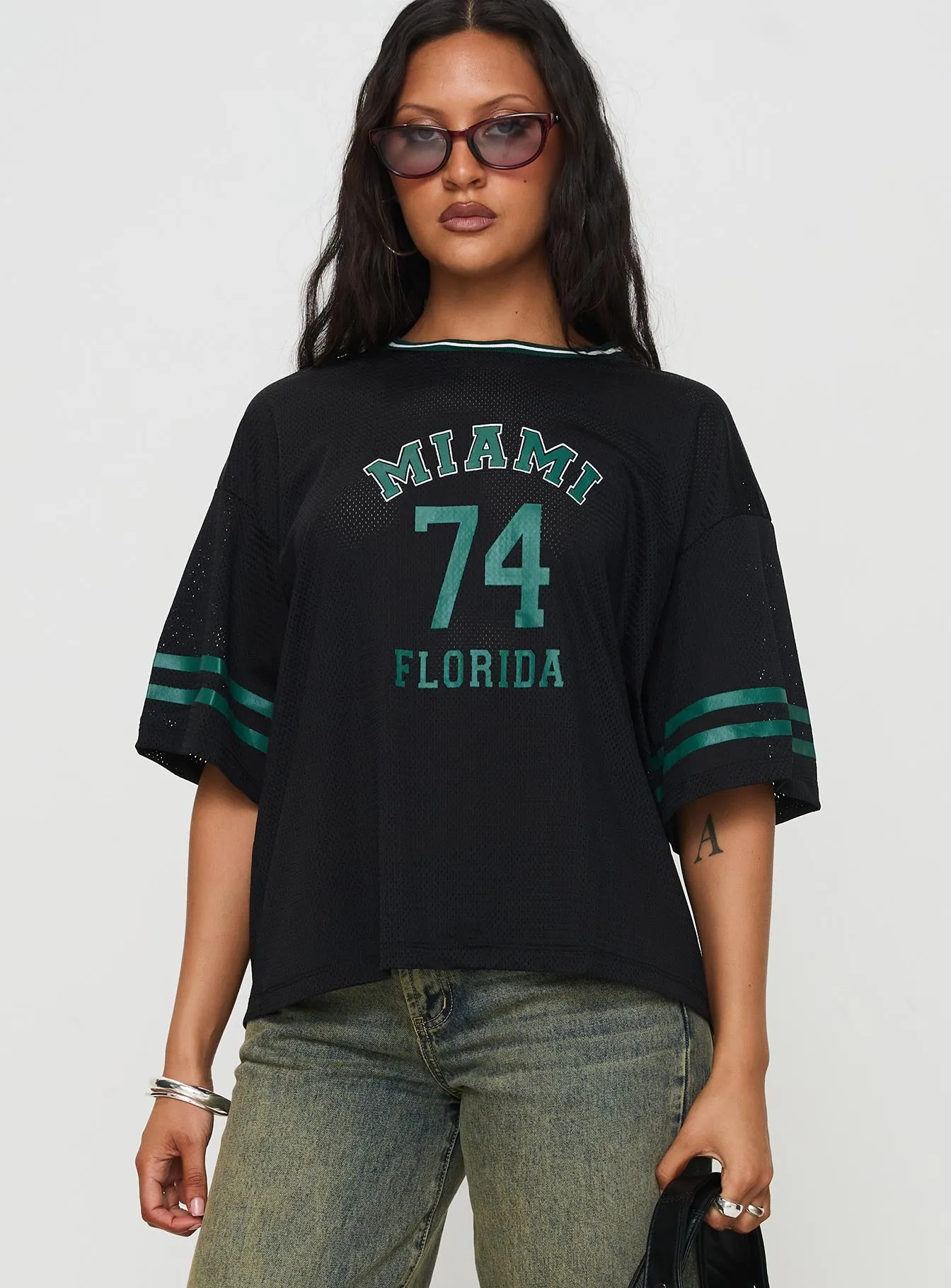 Miami 74 Top Black sold by Princess Polly product image thumbnail 2