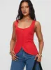 Spirito Vest Top Red sold by Princess Polly