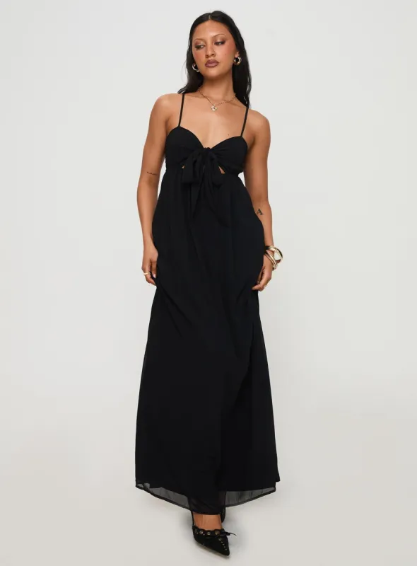 Granno Maxi Dress Black sold by Princess Polly