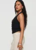 Vayda Halter Top Black sold by Princess Polly