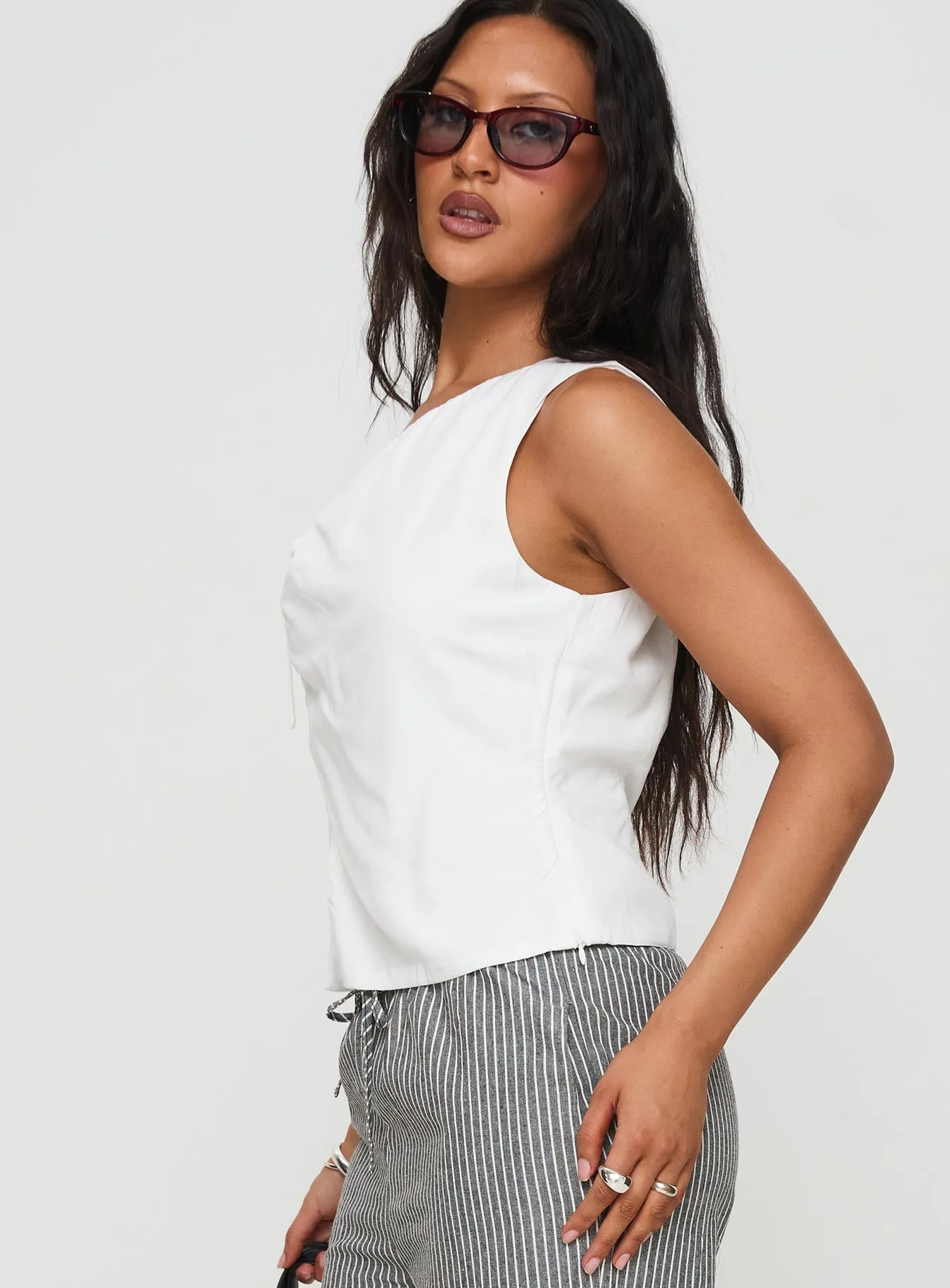 Shanara Top White sold by Princess Polly product image thumbnail 4