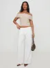 Murmur Off Shoulder Top Beige sold by Princess Polly