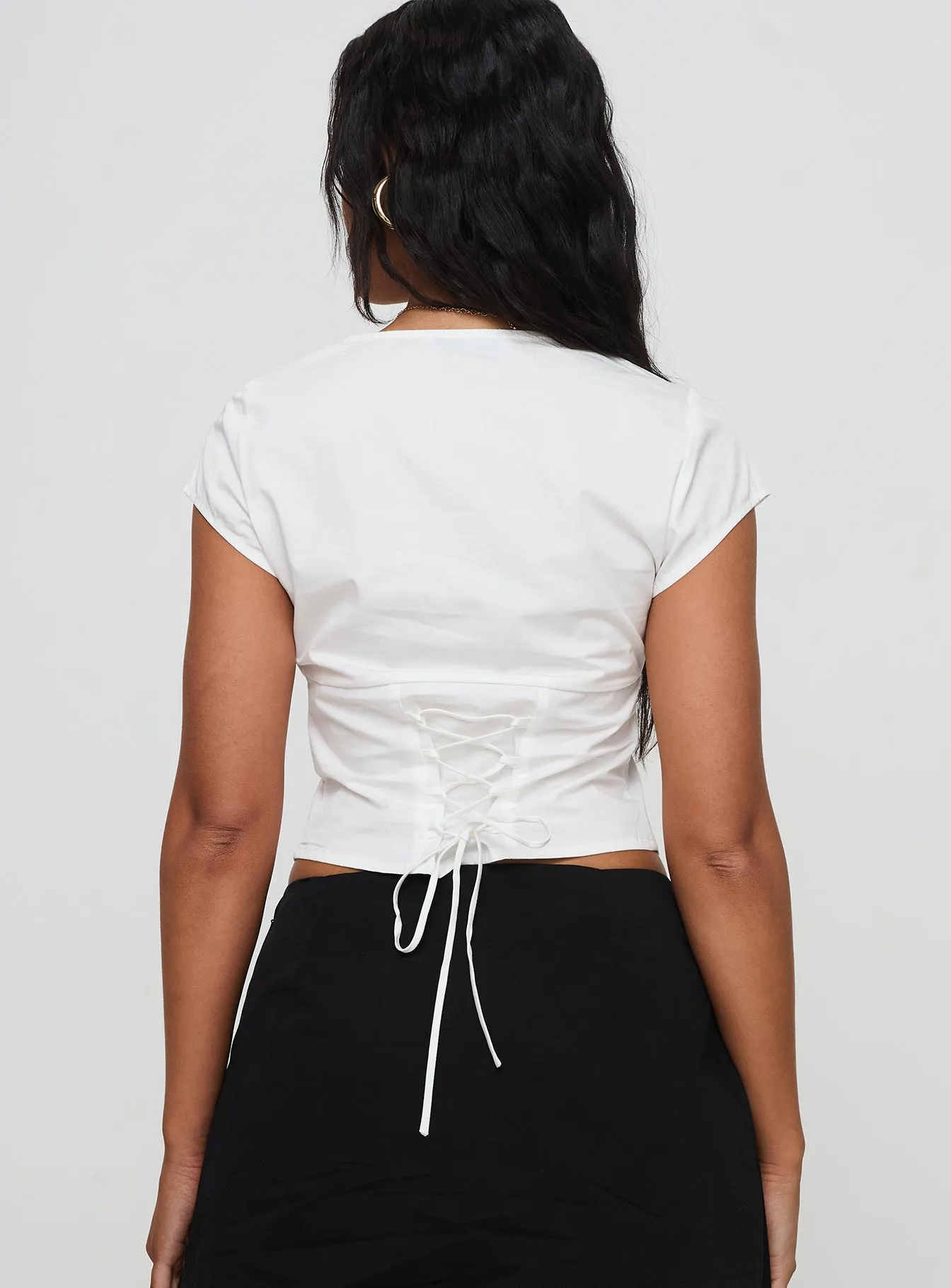 Mikaelson Top White sold by Princess Polly product image thumbnail 5
