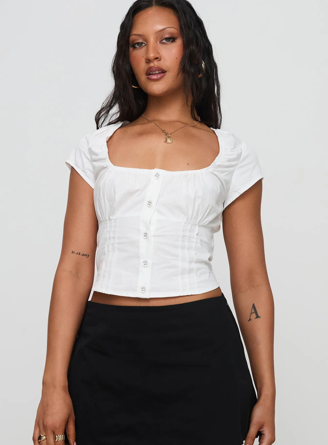 Mikaelson Top White sold by Princess Polly product image thumbnail 2