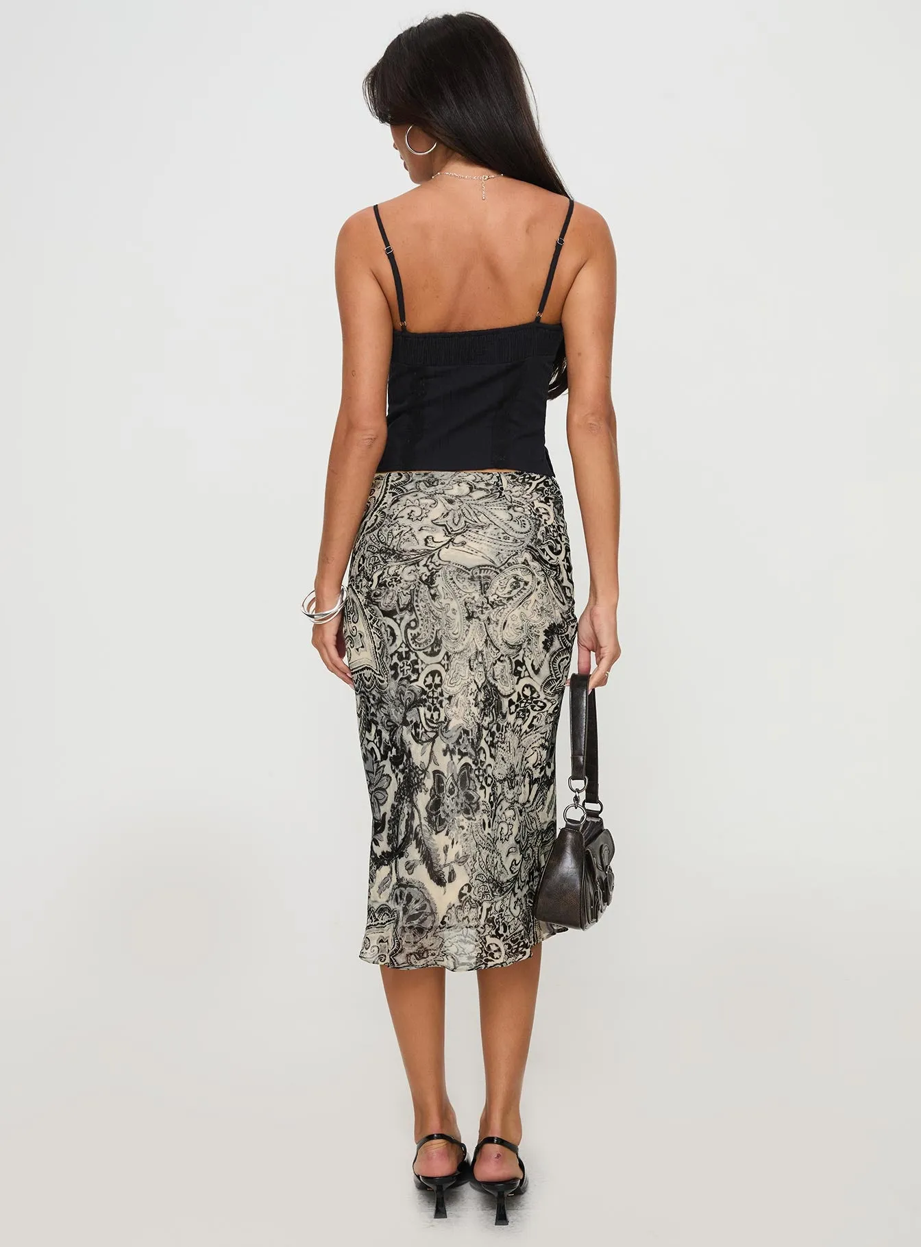 Aubriegh Paisley Midi Skirt Multi sold by Princess Polly product image thumbnail 5