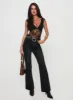 Tantalize Bodysuit Black sold by Princess Polly