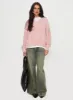 Hour Of Love V Neck Sweater Pink sold by Princess Polly