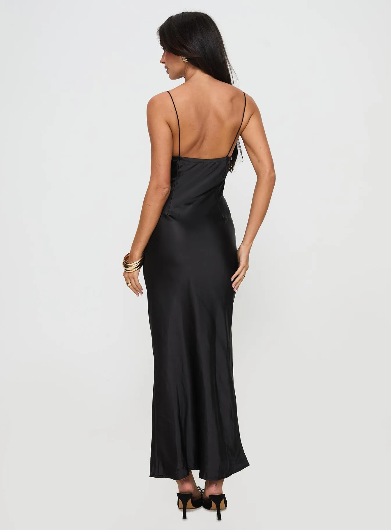 Marilyn Maxi Dress Black sold by Princess Polly product image thumbnail 5