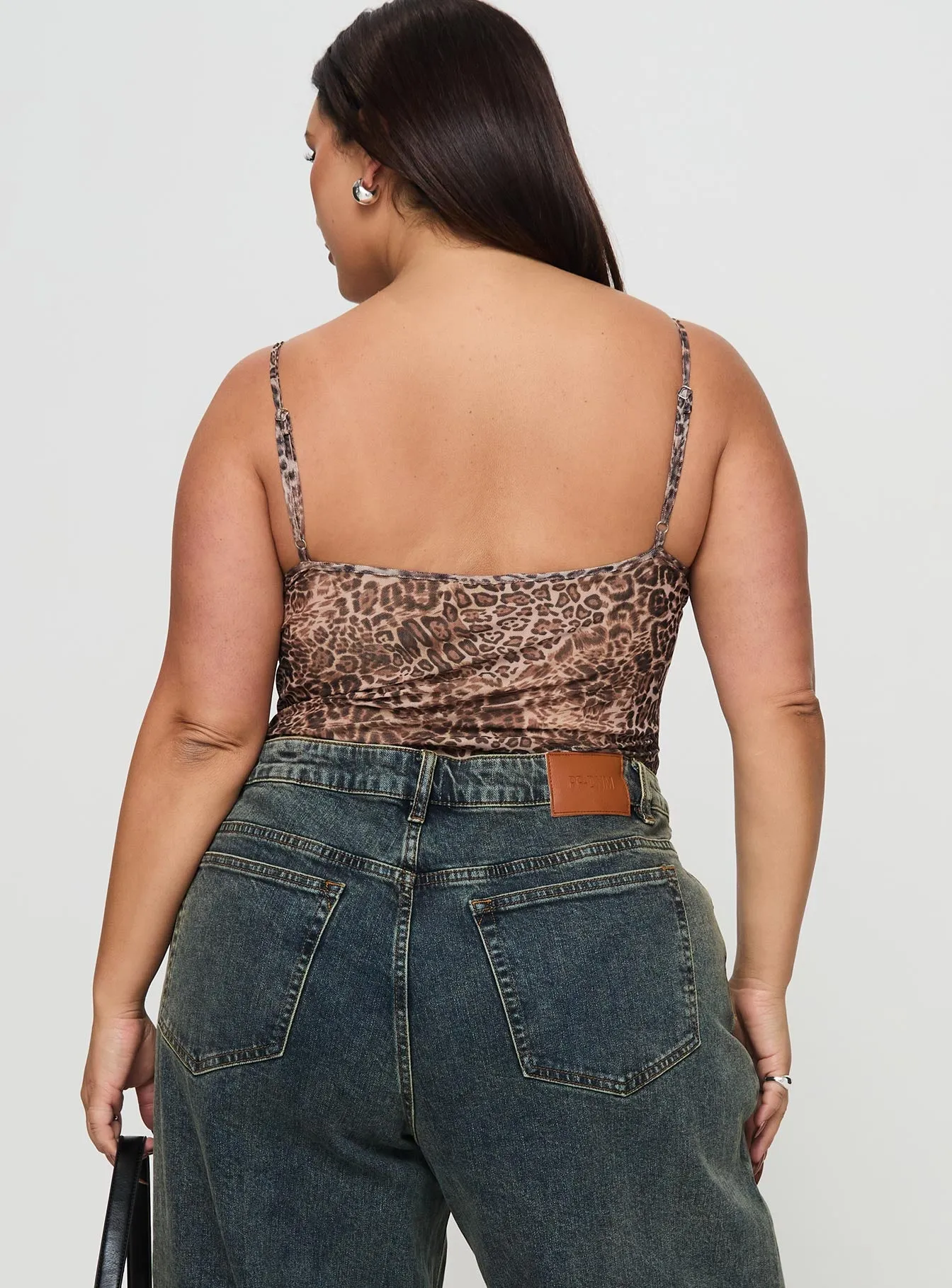 Elixia Bodysuit Leopard Curve sold by Princess Polly product image thumbnail 4
