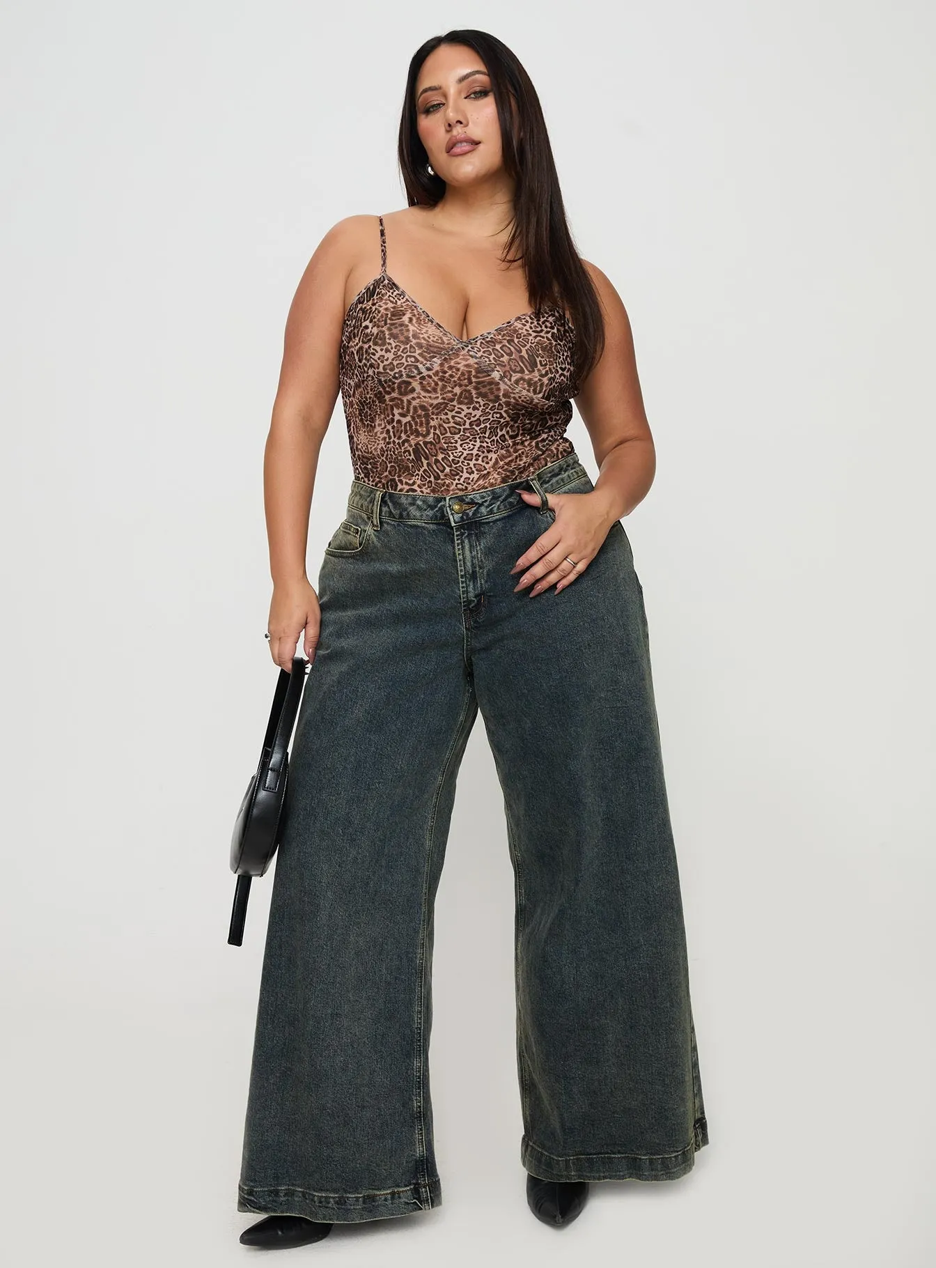 Elixia Bodysuit Leopard Curve sold by Princess Polly product image thumbnail 2