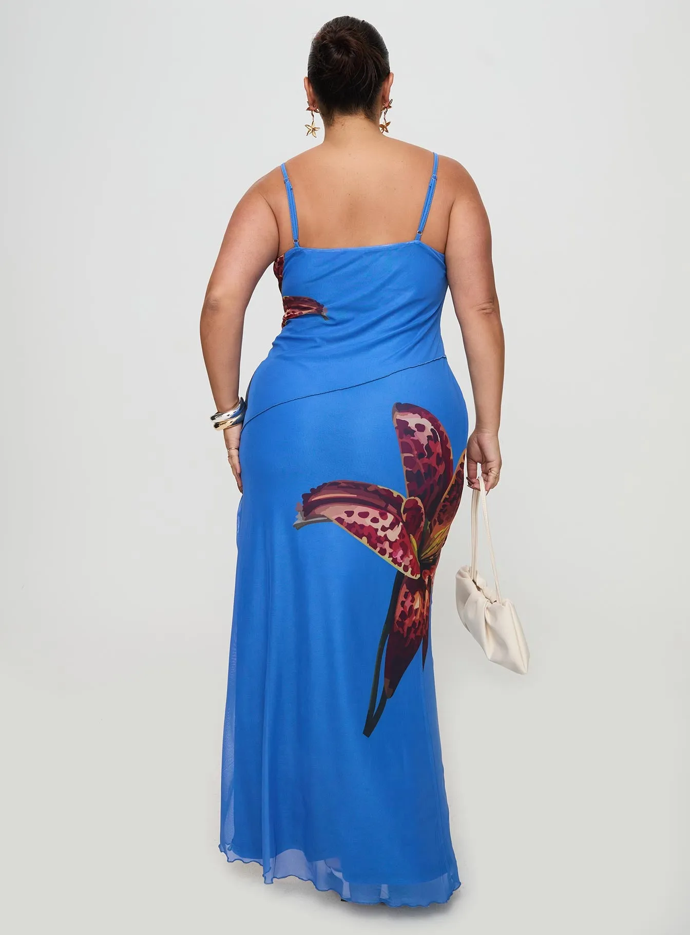 Bespoke Maxi Dress Blue Curve sold by Princess Polly product image thumbnail 5