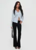 Rush Hour Long Sleeve Top Blue Stripe sold by Princess Polly