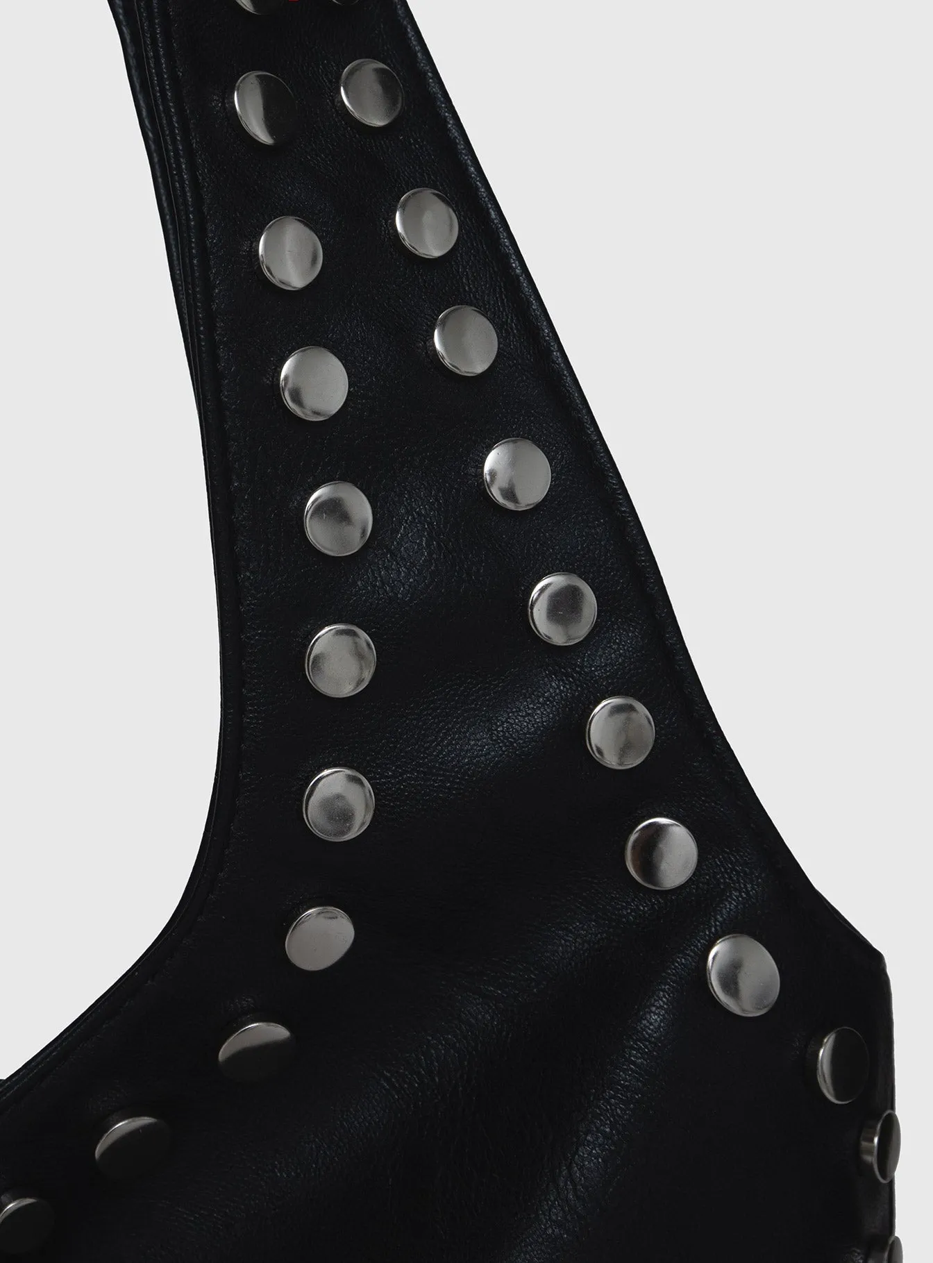 Tell The Truth Studded Bag Black / Silver sold by Princess Polly product image thumbnail 5