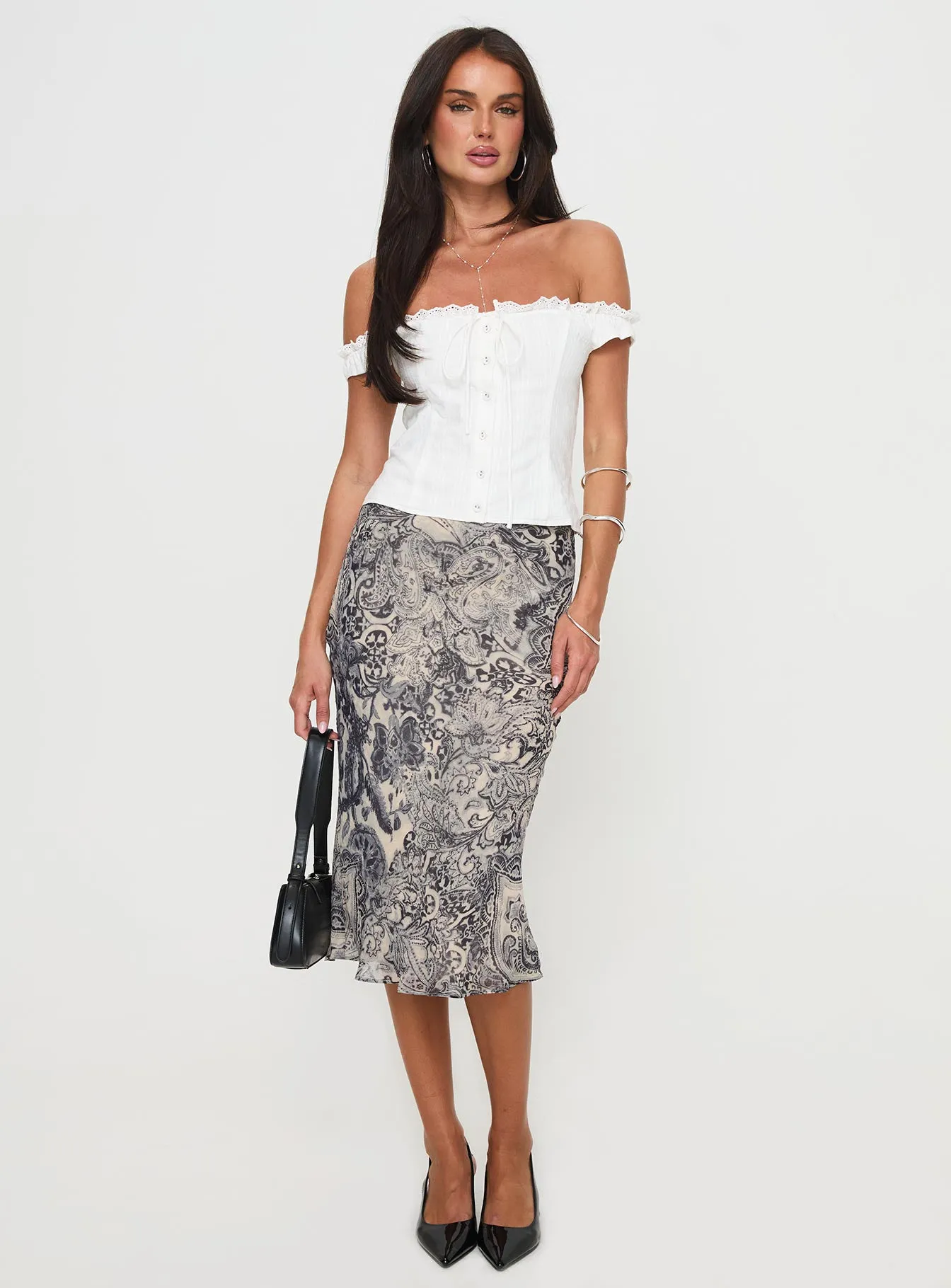 Matira Corset Top White sold by Princess Polly product image thumbnail 3