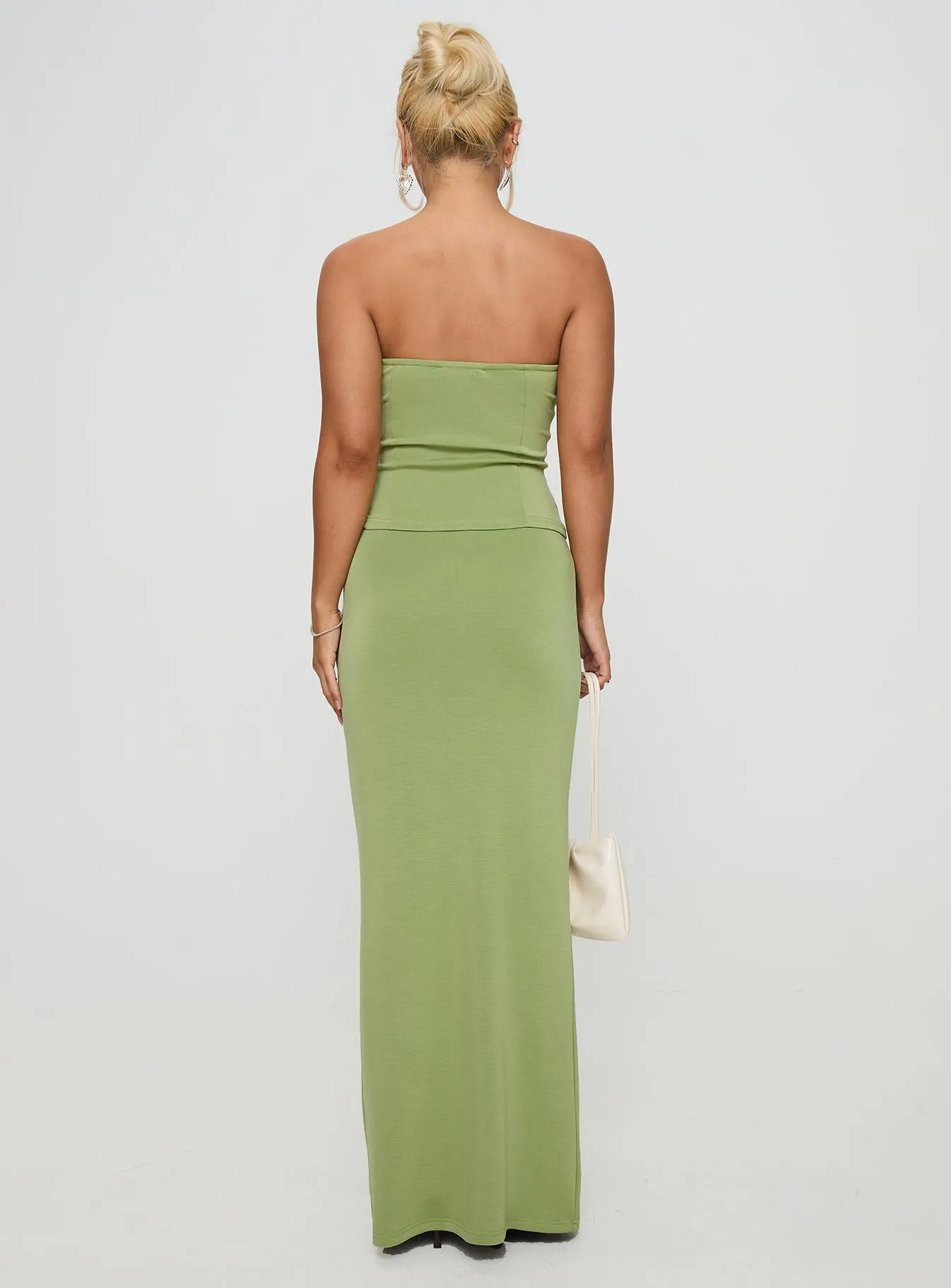 Sun Chaser Maxi Skirt Green sold by Princess Polly product image thumbnail 5