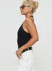 Someone New Halter Bodysuit Black sold by Princess Polly