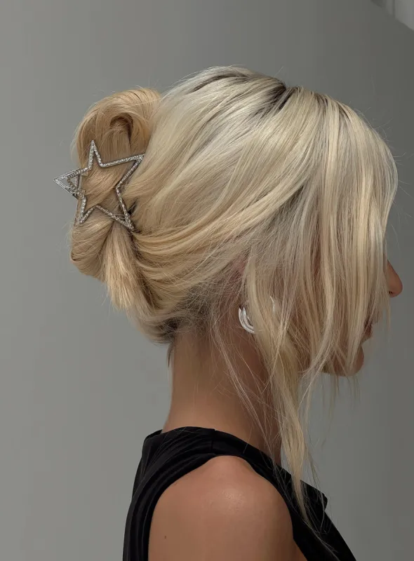 All The Stars Hair Clip Silver sold by Princess Polly