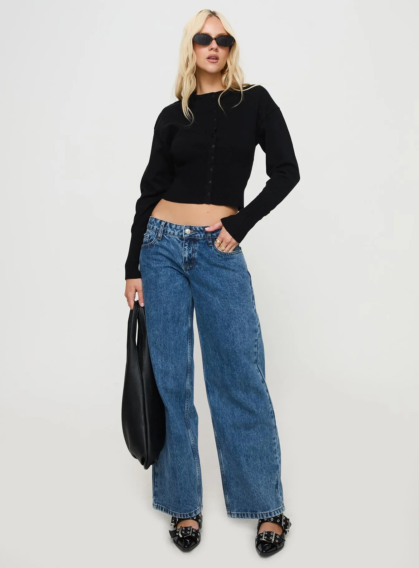 Head In The Clouds Cardigan Onyx sold by Princess Polly product image thumbnail 2