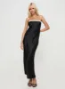 Phillipa Strapless Maxi Dress Black sold by Princess Polly