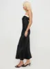 Phillipa Strapless Maxi Dress Black sold by Princess Polly