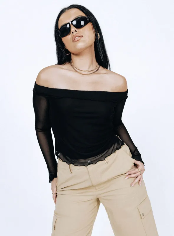 Great Delusions Top Black sold by Princess Polly