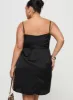 Ortega Mini Dress Black Curve sold by Princess Polly