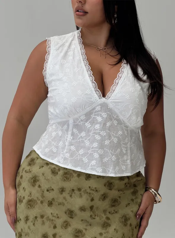 Gimmie Top White Curve sold by Princess Polly