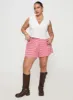 Beach House Shorts Red / White Gingham Curve sold by Princess Polly