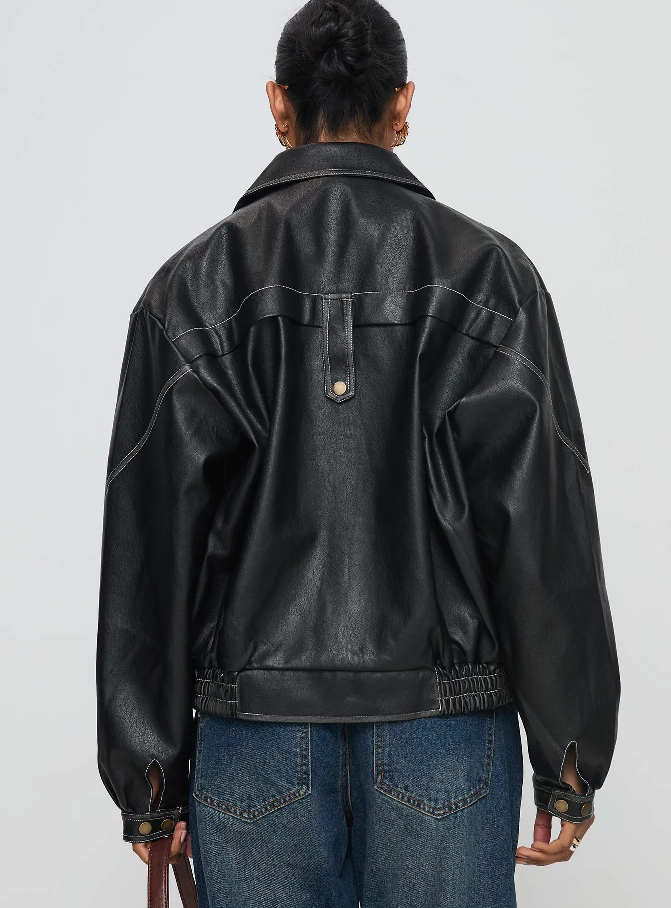 Think Different Jacket Black sold by Princess Polly product image thumbnail 5