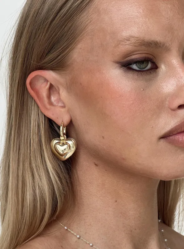 Arorn Earrings Gold sold by Princess Polly