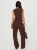 That Sweet Set Brown Pinstripe sold by Princess Polly