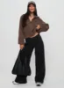Hertford Zip Through Knit Sweater Brown sold by Princess Polly