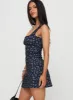 Dasha Mini Dress Navy Floral sold by Princess Polly