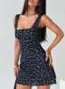 Dasha Mini Dress Navy Floral sold by Princess Polly