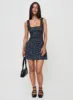 Dasha Mini Dress Navy Floral sold by Princess Polly