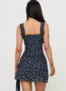 Dasha Mini Dress Navy Floral sold by Princess Polly