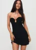 Cyprian Mini Dress Black sold by Princess Polly