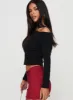 Malian Long Sleeve Top Black sold by Princess Polly