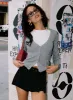 York Cardigan Grey Marle sold by Princess Polly