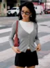 York Cardigan Grey Marle sold by Princess Polly