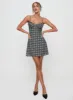 Draven Mini Dress Black Multi sold by Princess Polly